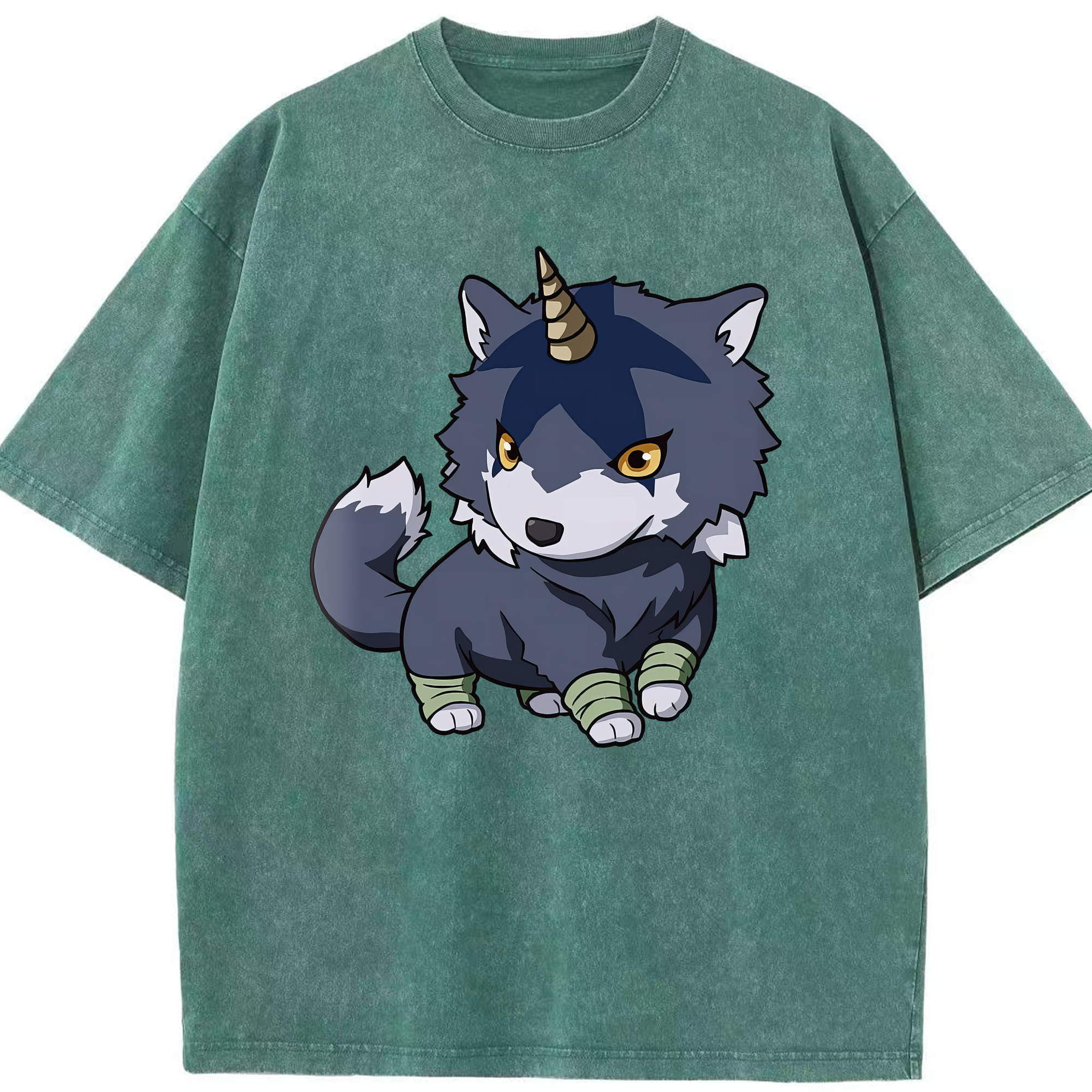 （画像用） 転スラ Regarding Reincarnated to Slime 綿100% ヴィンテージ風 半袖Tシャツ（フロントプリント）